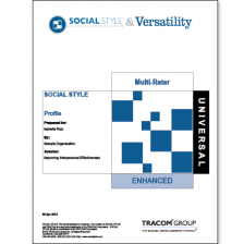 Universal SOCIAL STYLE Multi-Rater Profile