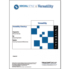 Social Style Versatility Checkup